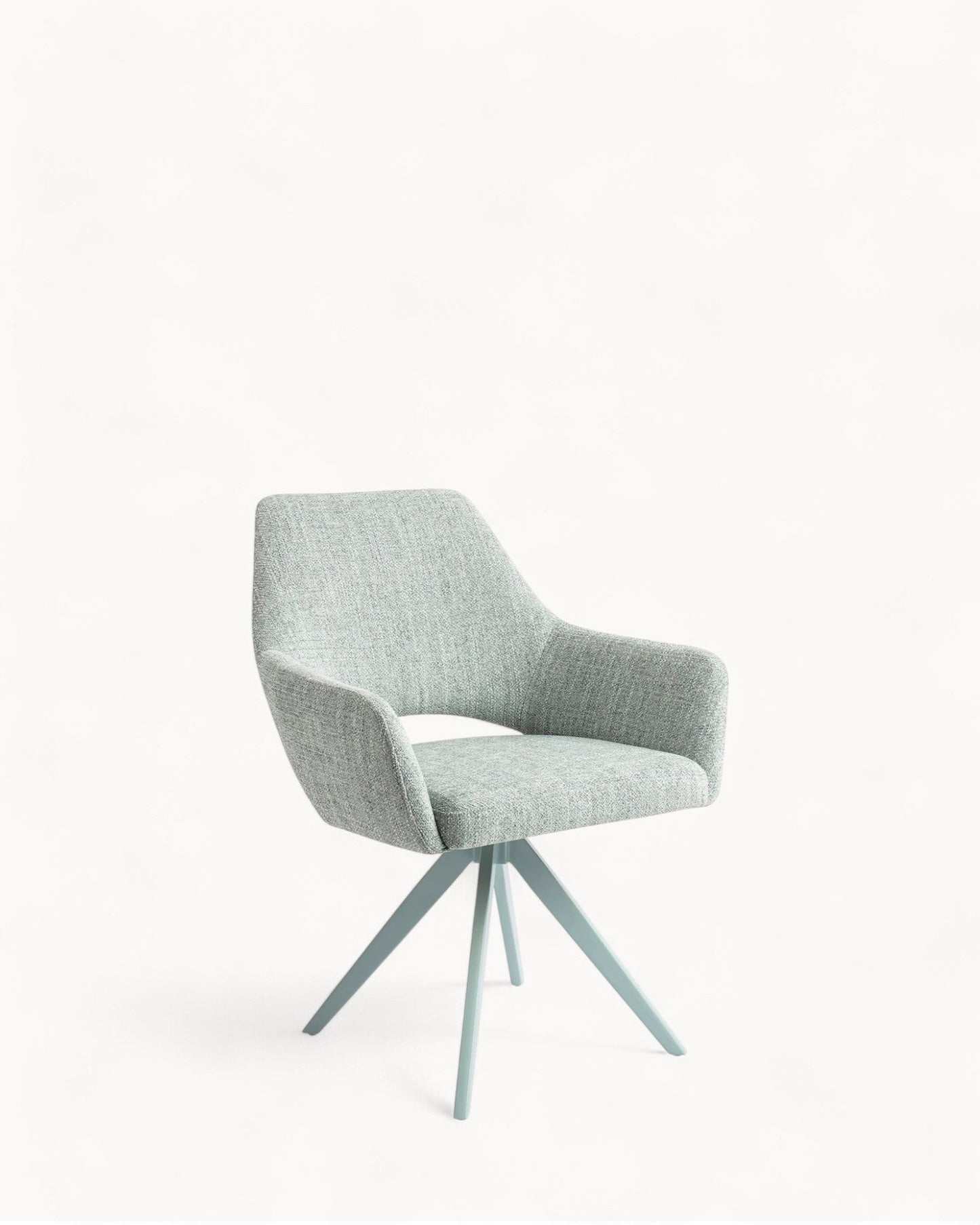 Jesper Home Yanai Turn Mint Dining Chair – Contemporary Design with Cut-Out Backrest