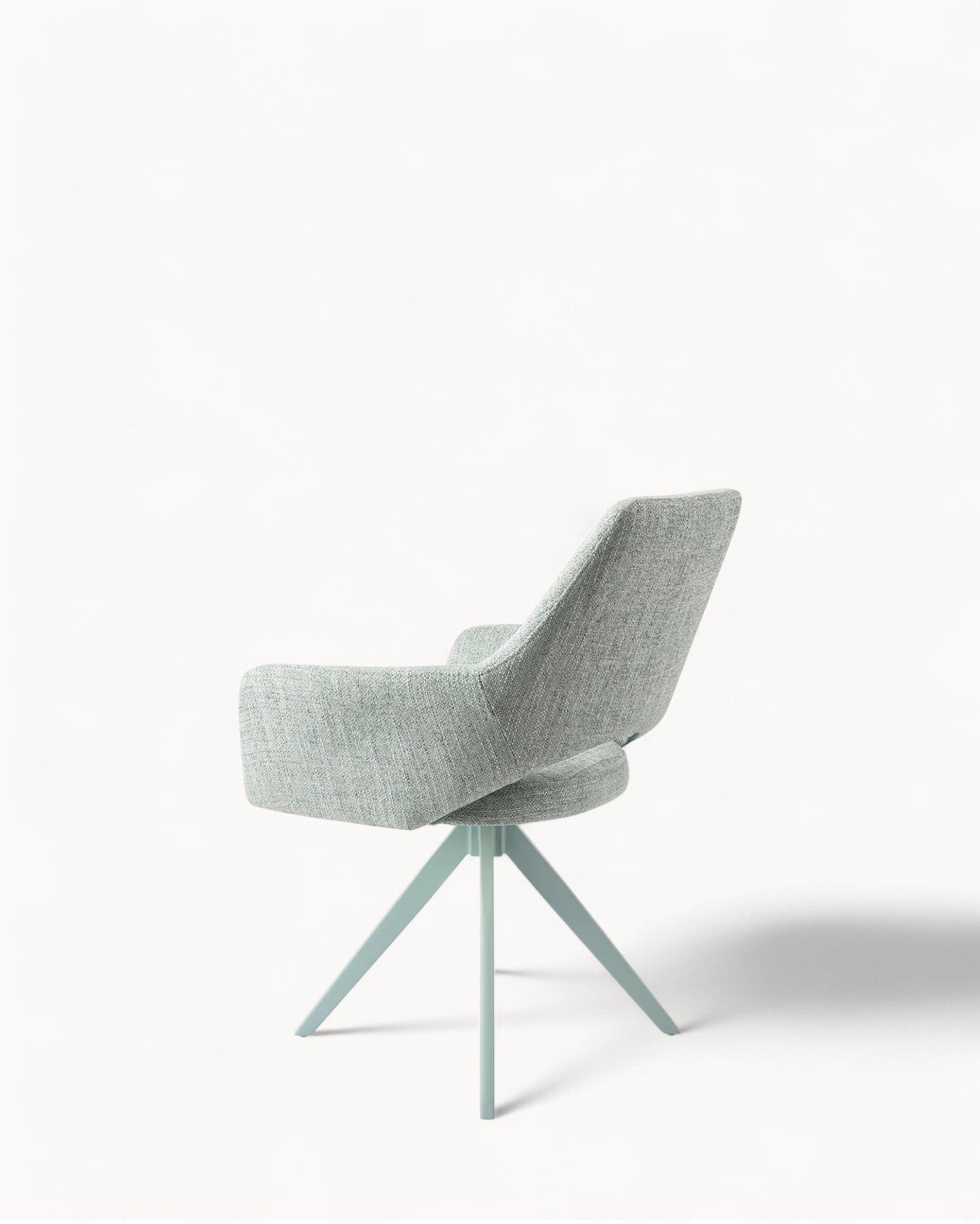 Jesper Home Yanai Turn Mint Dining Chair – Contemporary Design with Cut-Out Backrest