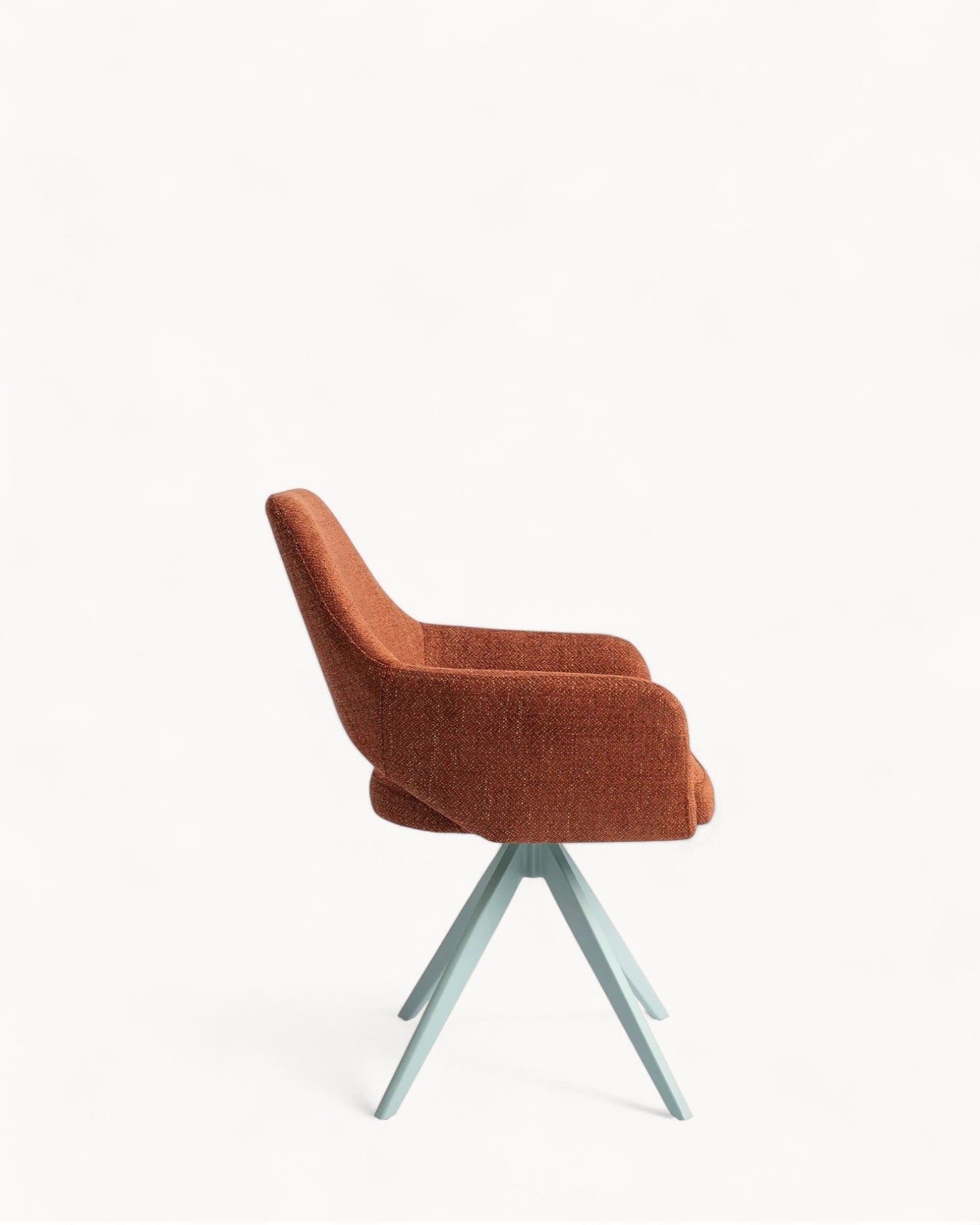 Jesper Home Yanai Turn Mint Dining Chair – Contemporary Design with Cut-Out Backrest