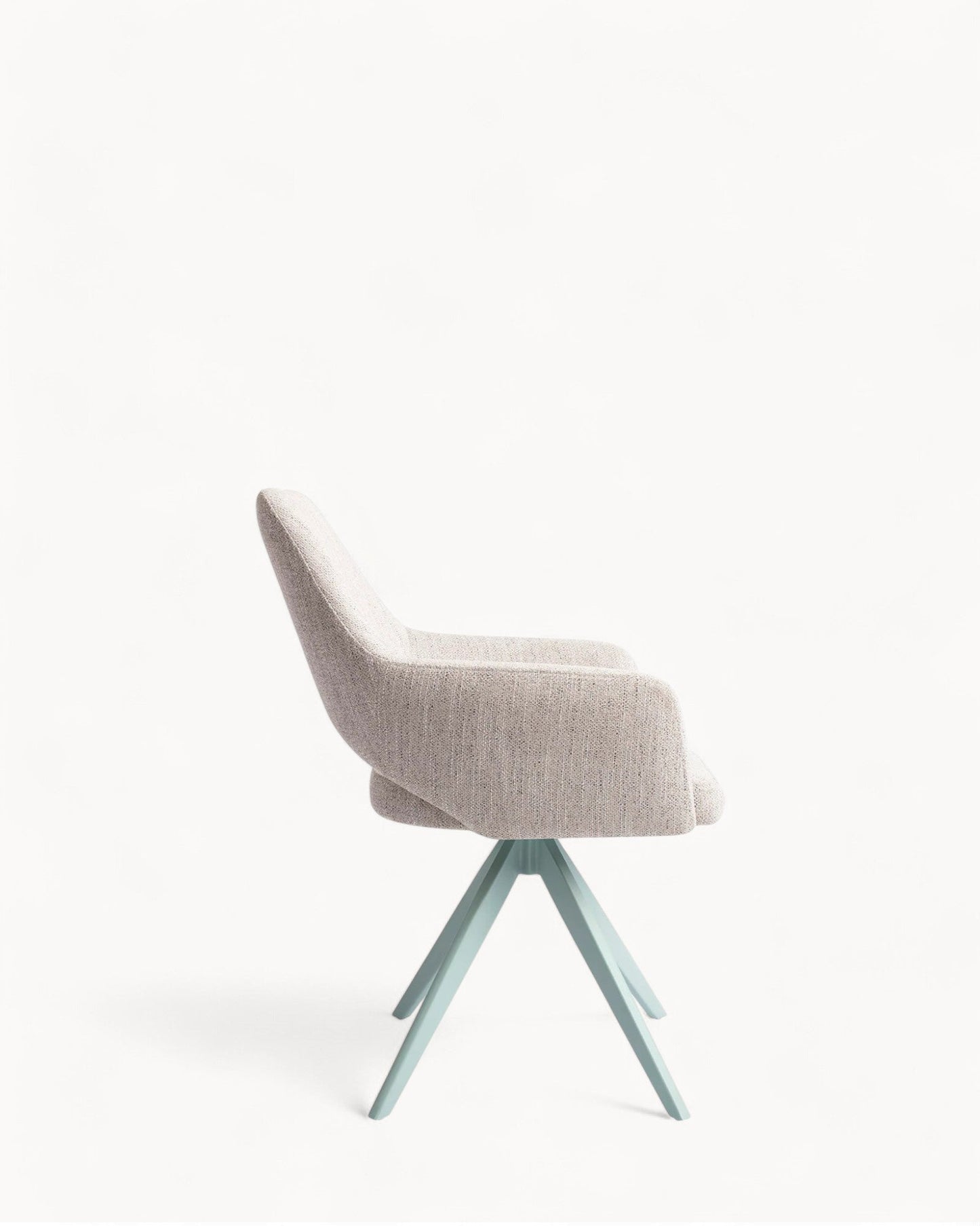 Jesper Home Yanai Turn Mint Dining Chair – Contemporary Design with Cut-Out Backrest