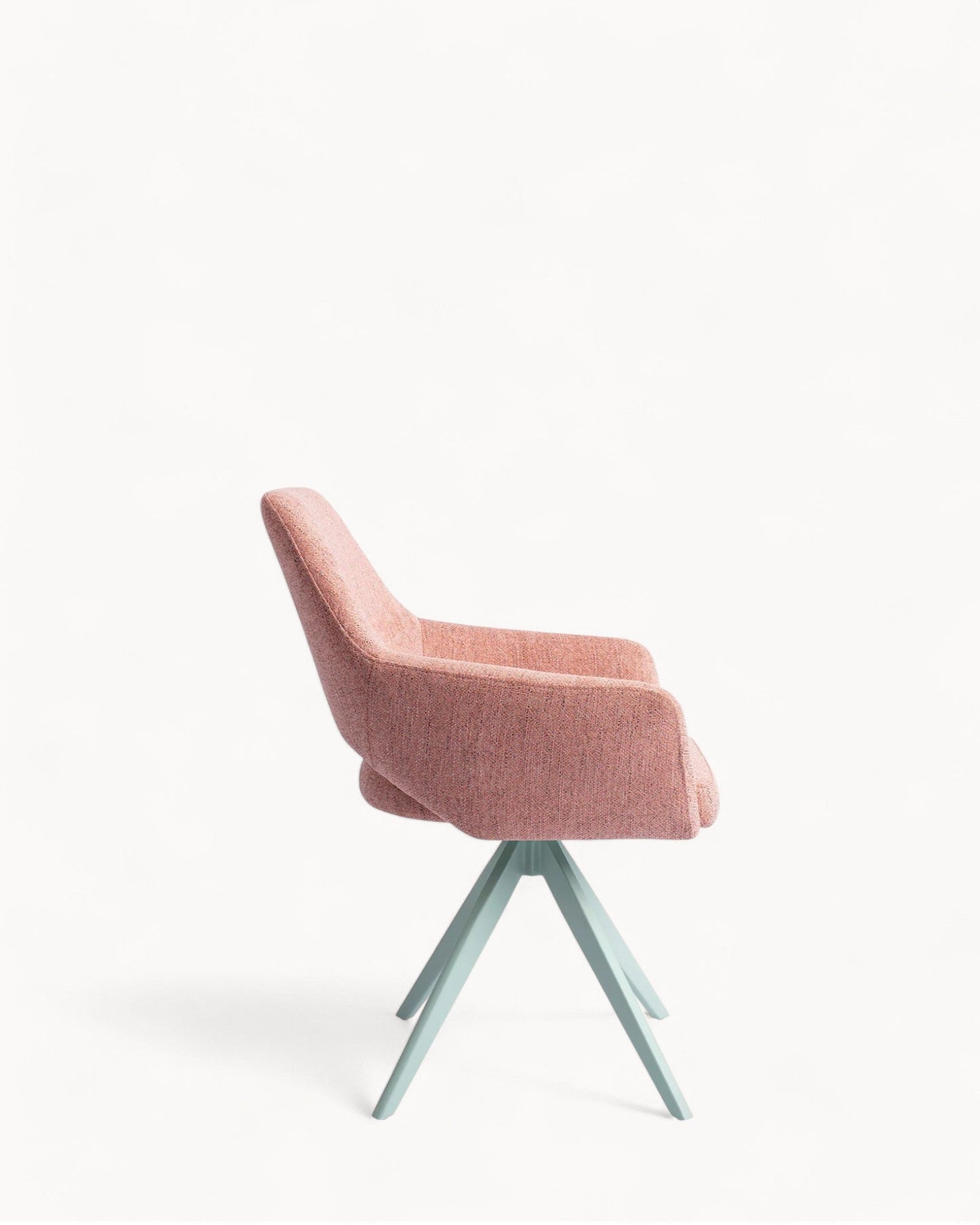 Jesper Home Yanai Turn Mint Dining Chair – Contemporary Design with Cut-Out Backrest