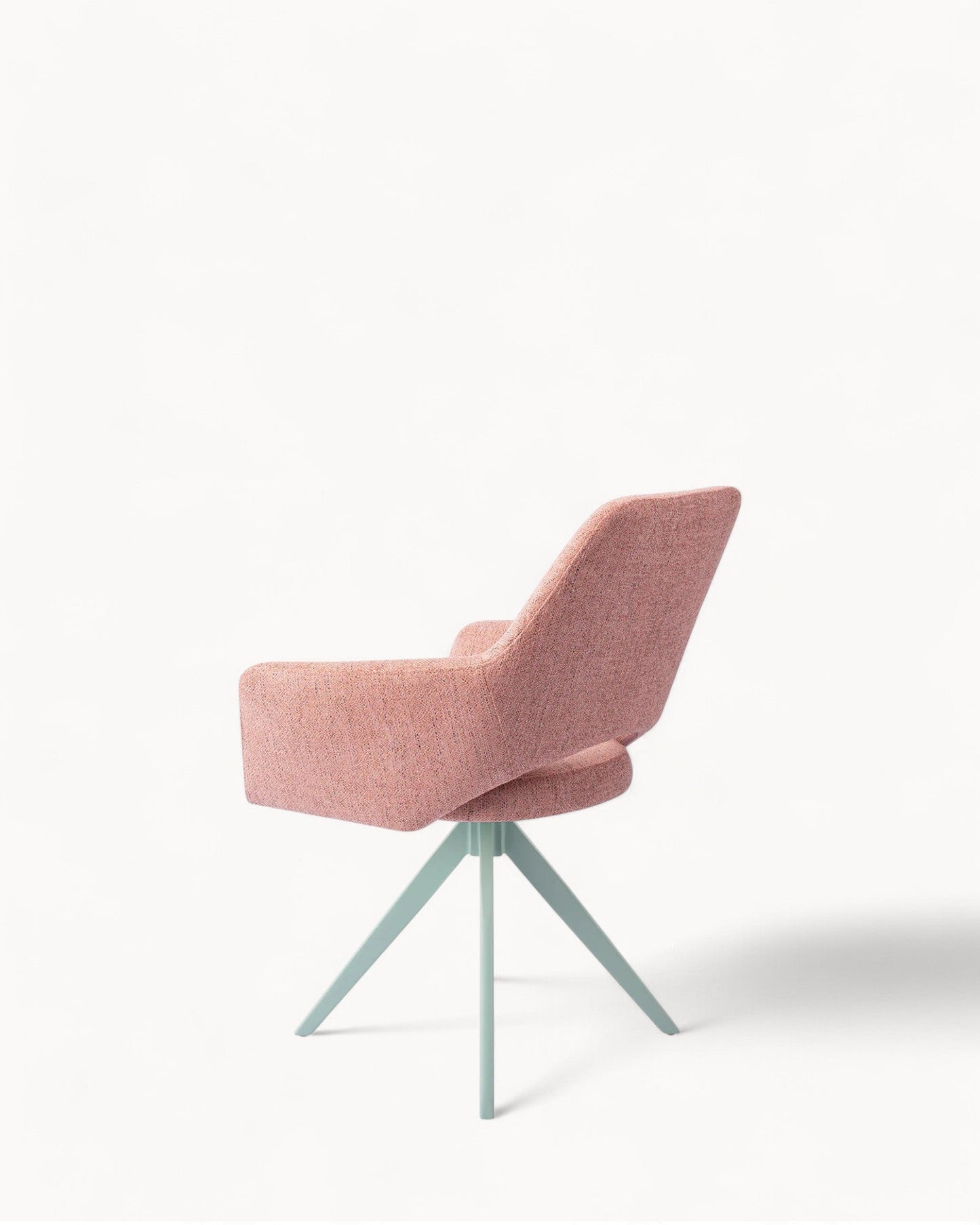 Jesper Home Yanai Turn Mint Dining Chair – Contemporary Design with Cut-Out Backrest