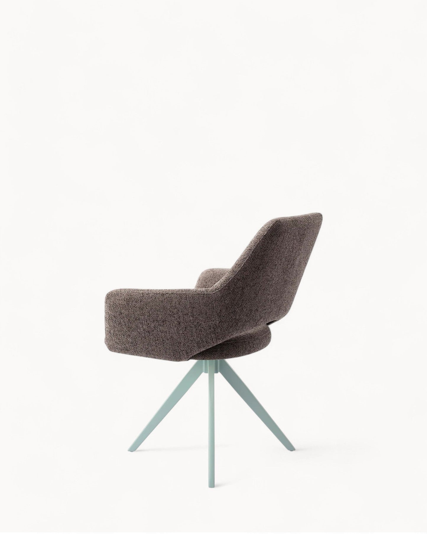 Jesper Home Yanai Turn Mint Dining Chair – Contemporary Design with Cut-Out Backrest