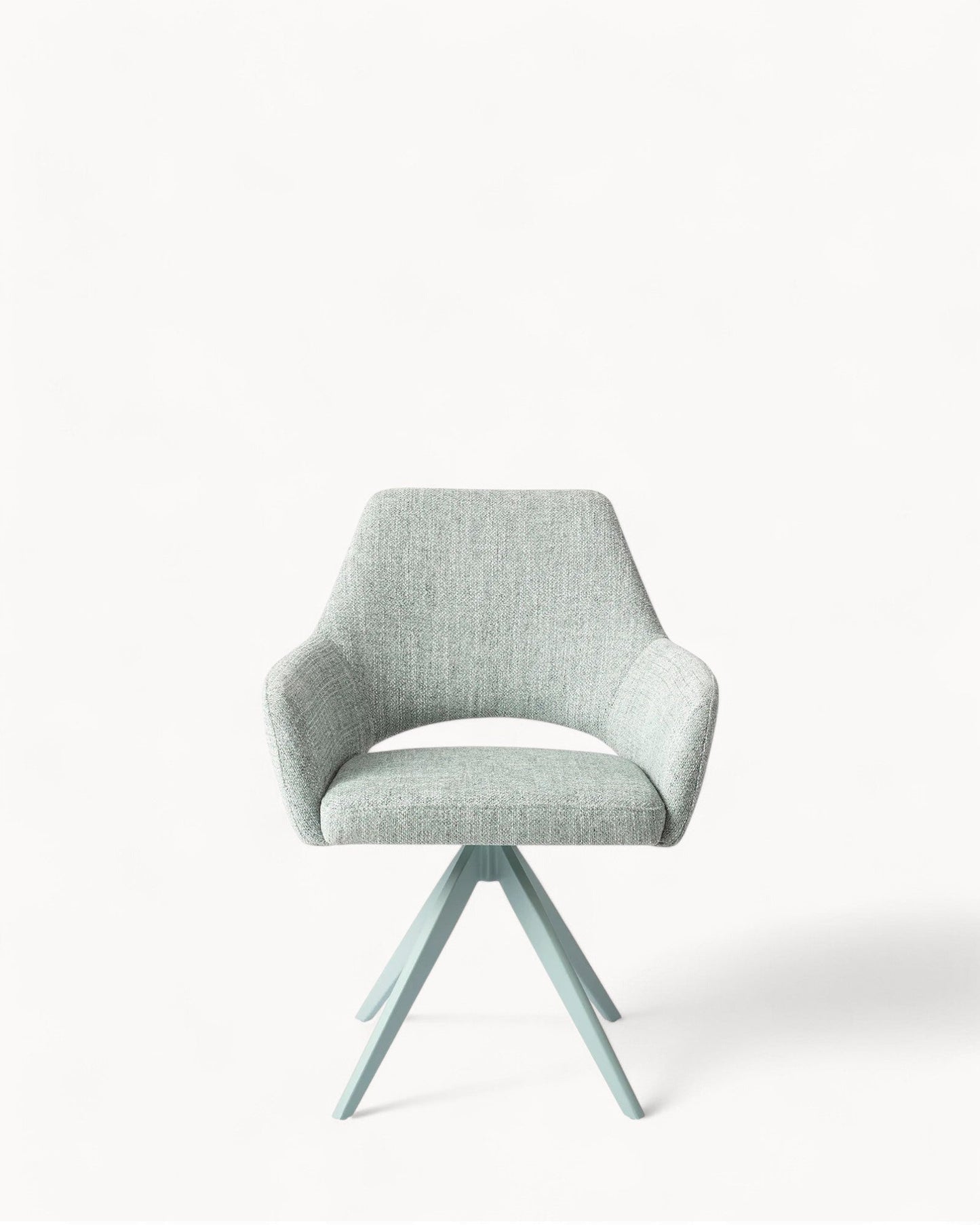 Jesper Home Yanai Turn Mint Dining Chair – Contemporary Design with Cut-Out Backrest