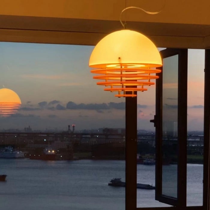 Vincent Bauhaus Sunset Orb Pendant Light
