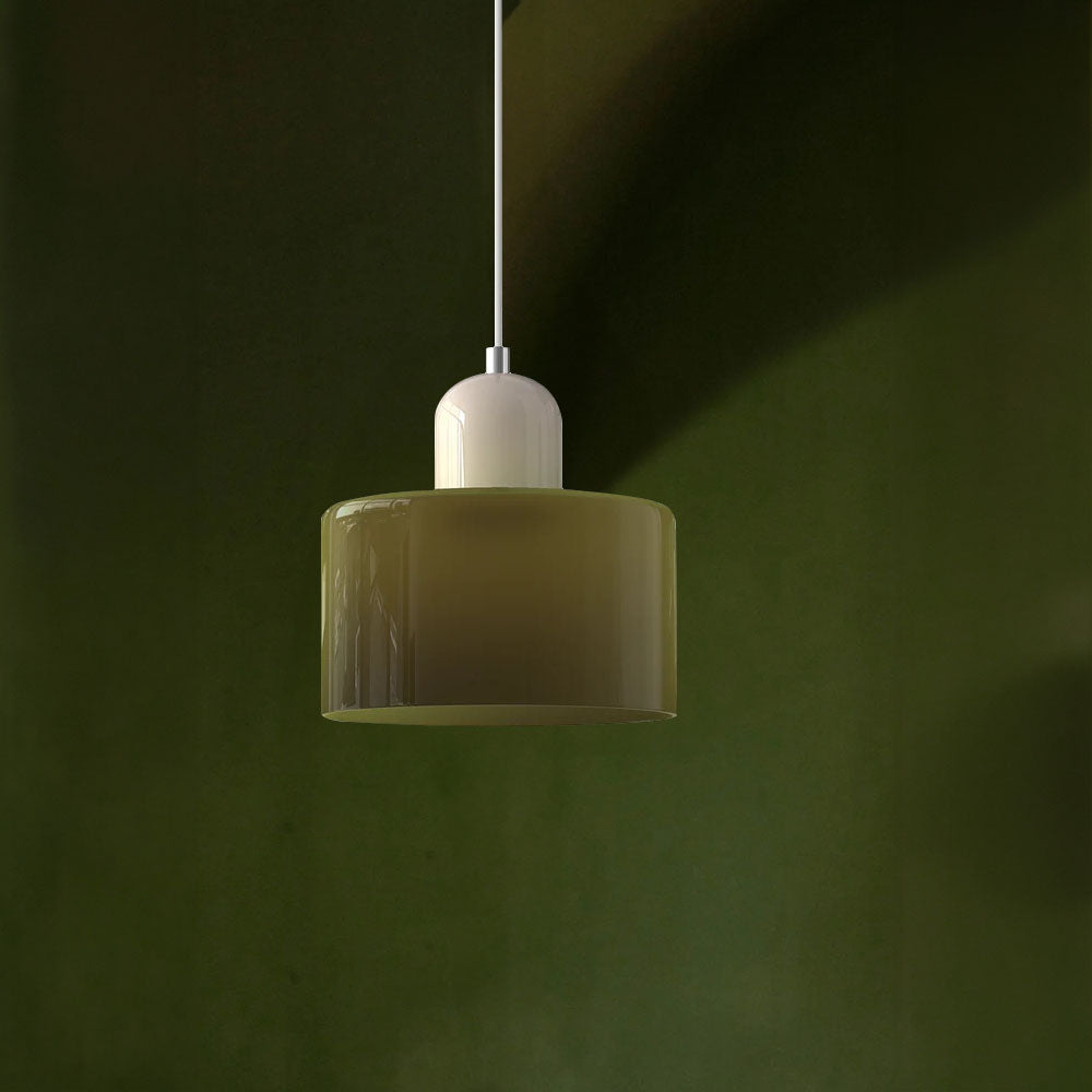 Modern Small Glass Pendant Light - LED, Glass & Metal, Max 12W, E27, Push Button Switch, CE/UL Certified