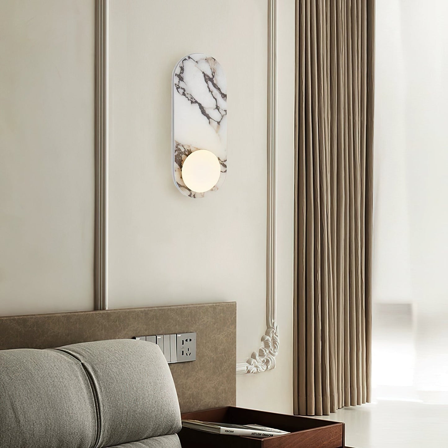 Marble Domil Wall Sconce