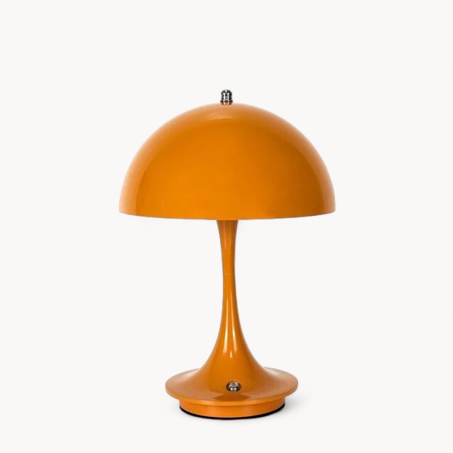Contemporary Mushroom-Inspired LED Desk Lamp, 2W, Adjustable 3000K-6000K, Touch Dimming Feature