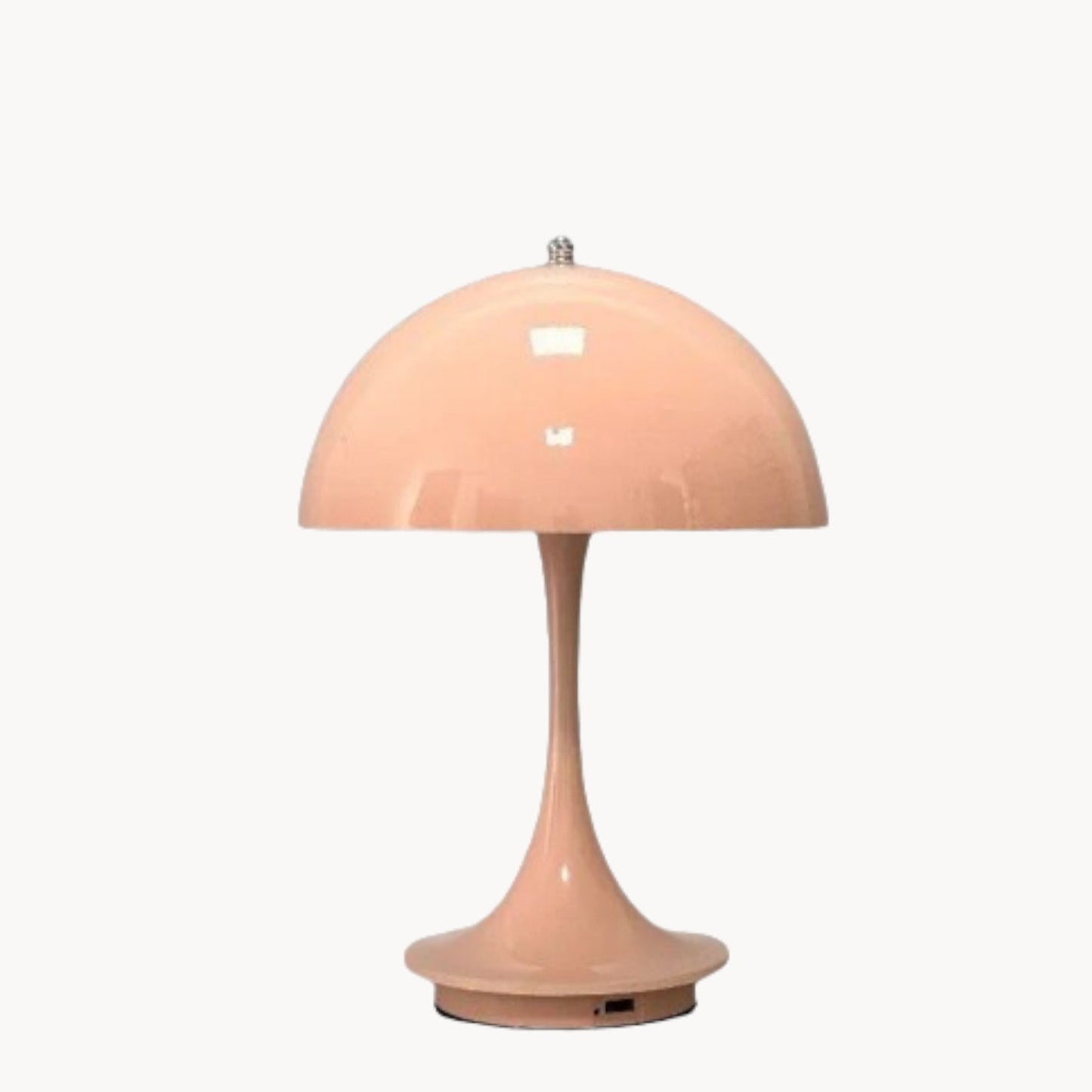 Contemporary Mushroom-Inspired LED Desk Lamp, 2W, Adjustable 3000K-6000K, Touch Dimming Feature