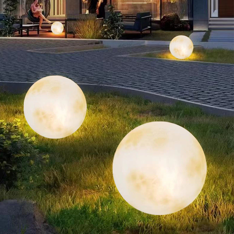 Solar-Powered Moonlight Garden Lamp