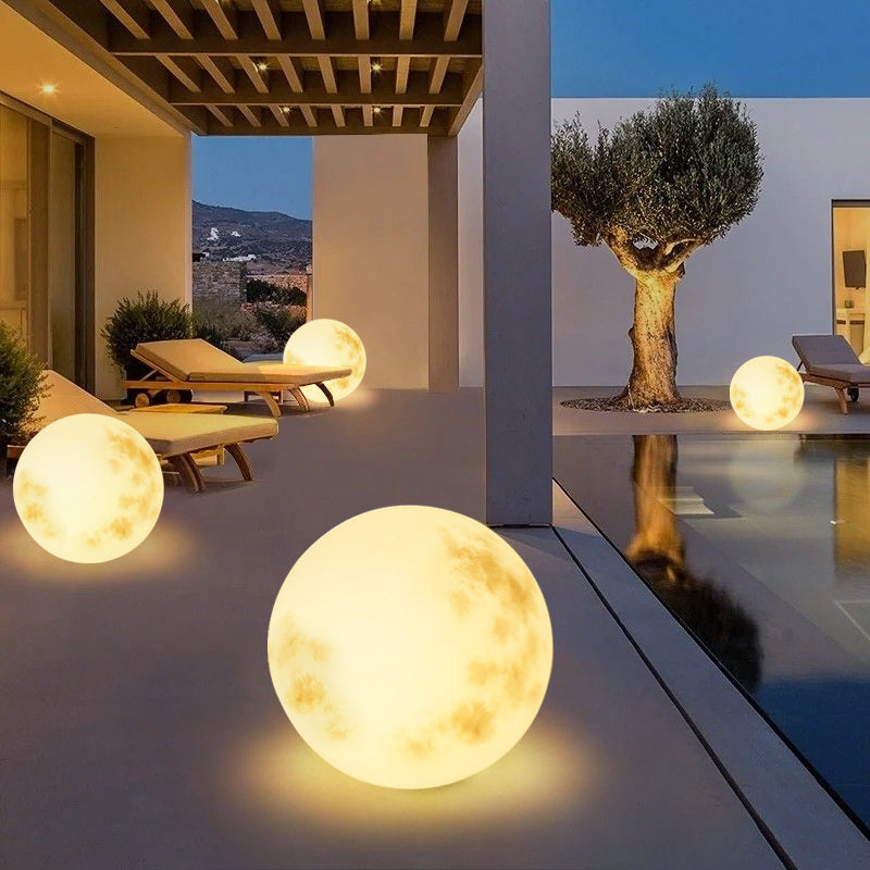 Solar-Powered Moonlight Garden Lamp
