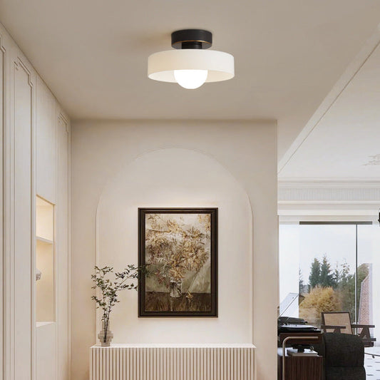 French Bauhaus-Inspired Ceiling Light