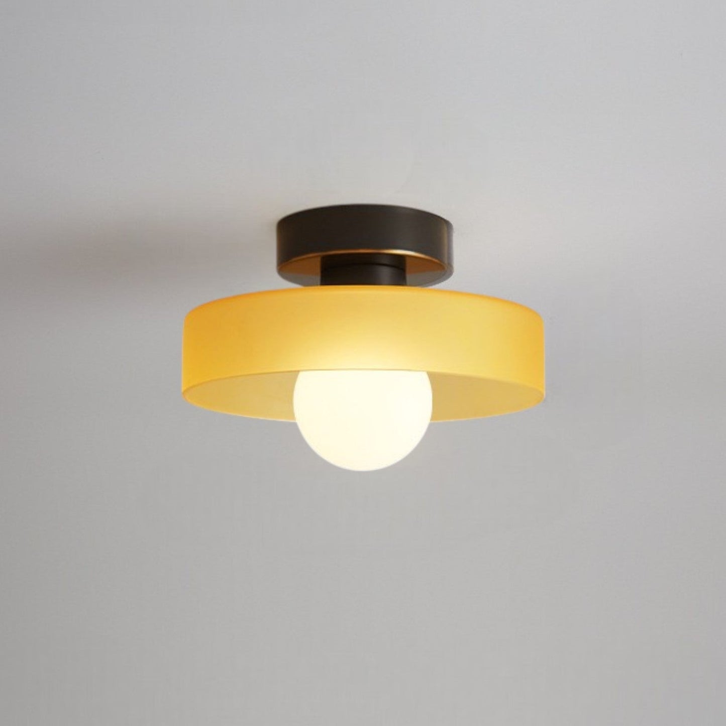 French Bauhaus-Inspired Ceiling Light