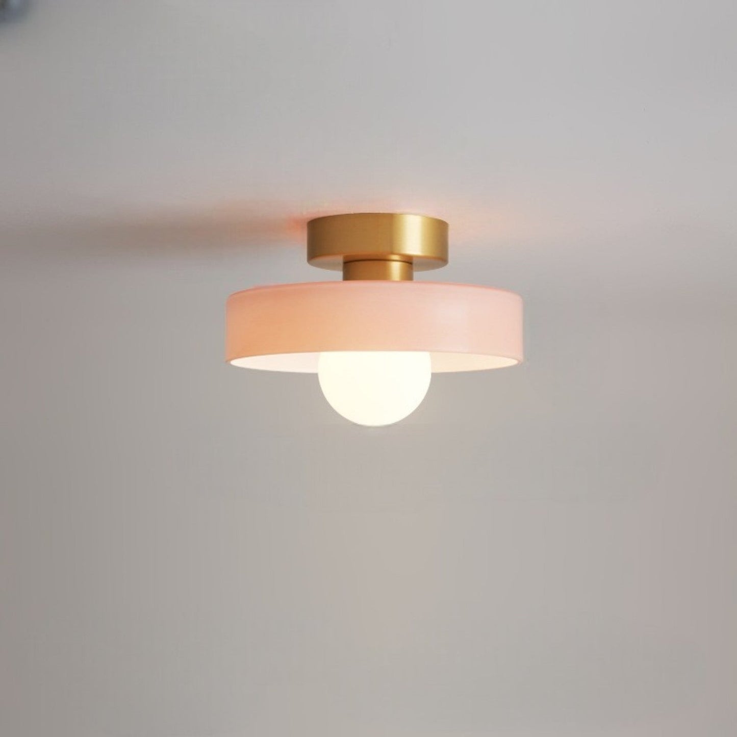 French Bauhaus-Inspired Ceiling Light