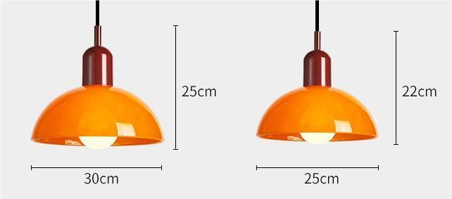 Raphael Bauhaus Glass Pendant Light