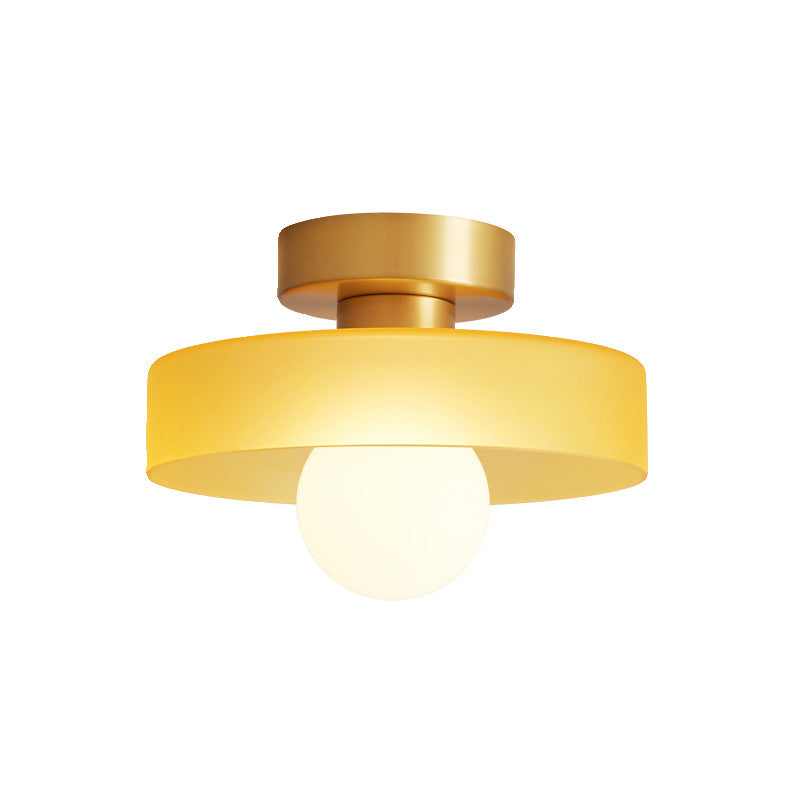 French Bauhaus-Inspired Ceiling Light
