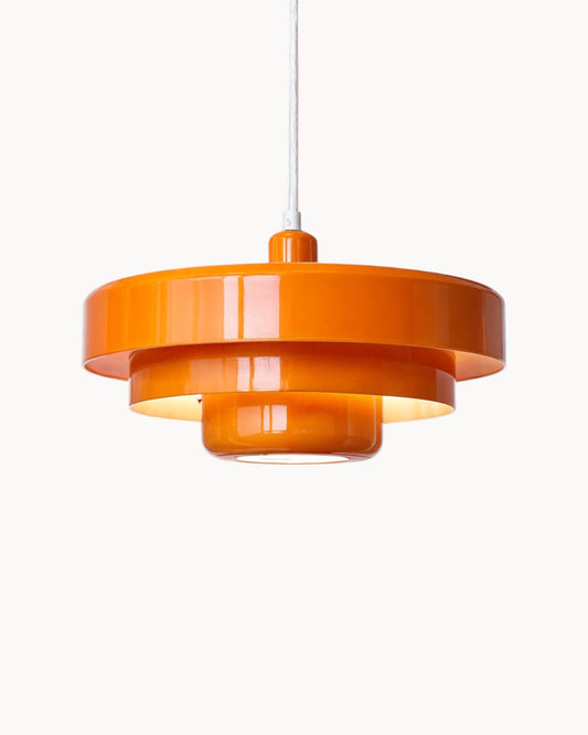 Mid-Century Loft Pendant Lamp - Black and Gold Finish