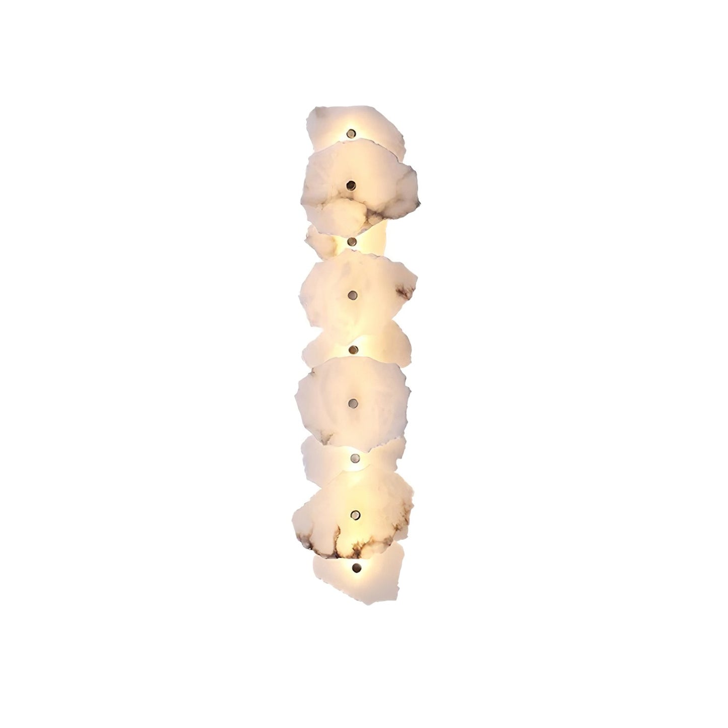 Cevra Alabaster Floral Wall Sconce