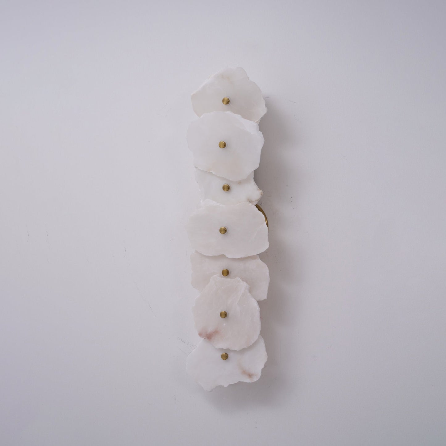 Cevra Alabaster Floral Wall Sconce