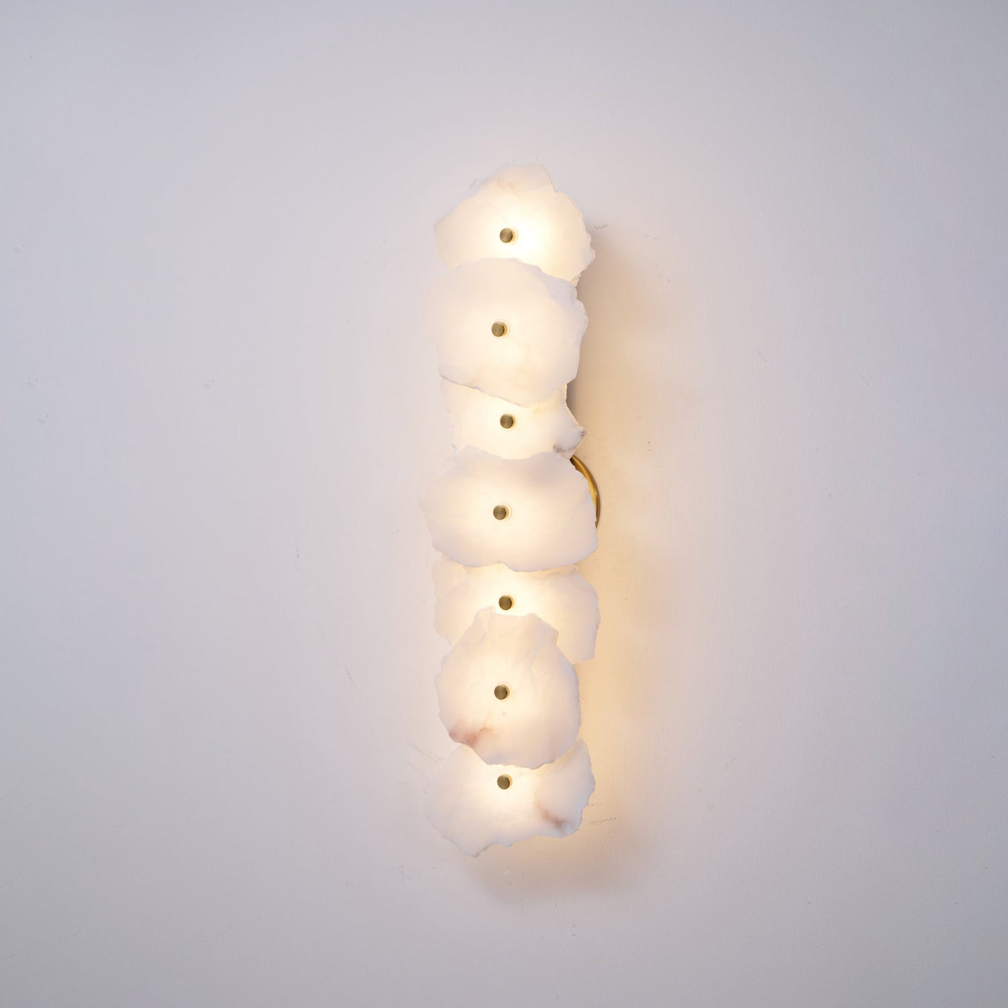 Cevra Alabaster Floral Wall Sconce