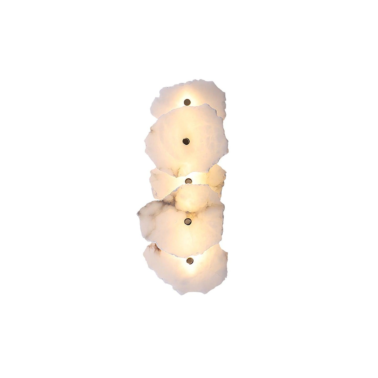 Cevra Alabaster Floral Wall Sconce