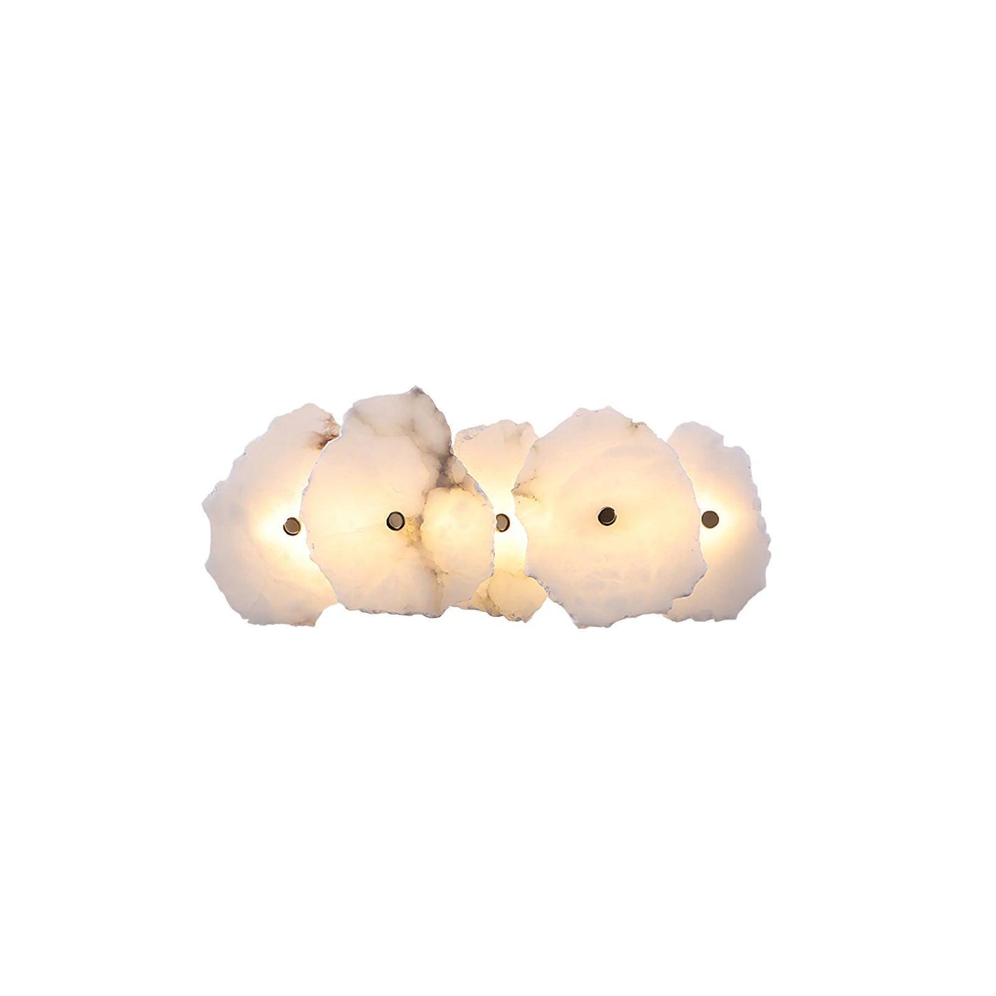 Cevra Alabaster Floral Wall Sconce