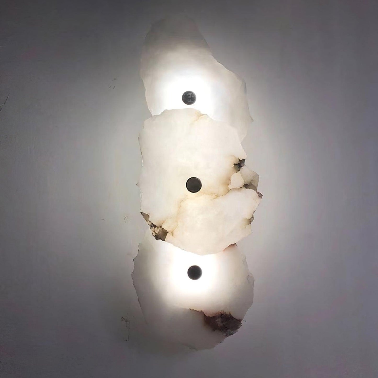 Cevra Alabaster Floral Wall Sconce