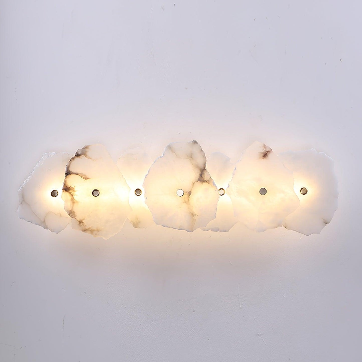 Cevra Alabaster Floral Wall Sconce