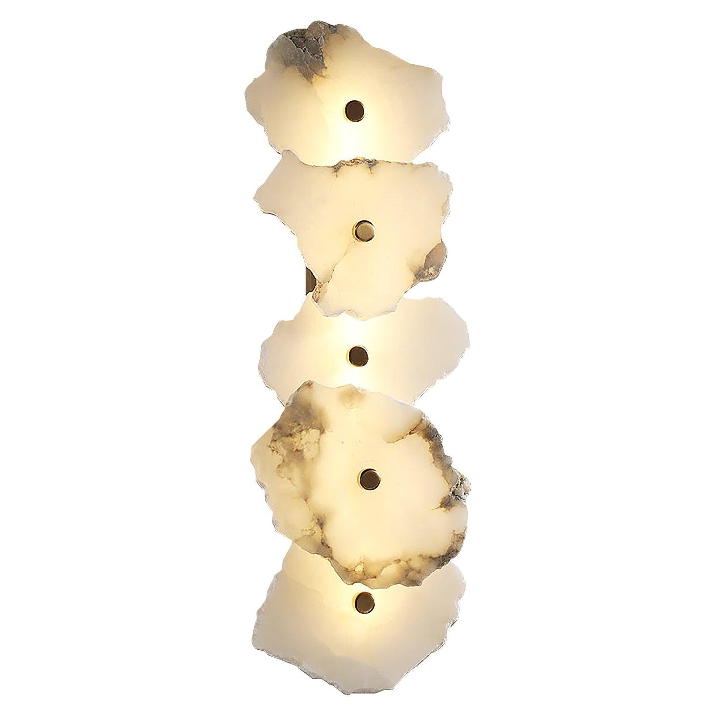 Cevra Alabaster Floral Wall Sconce