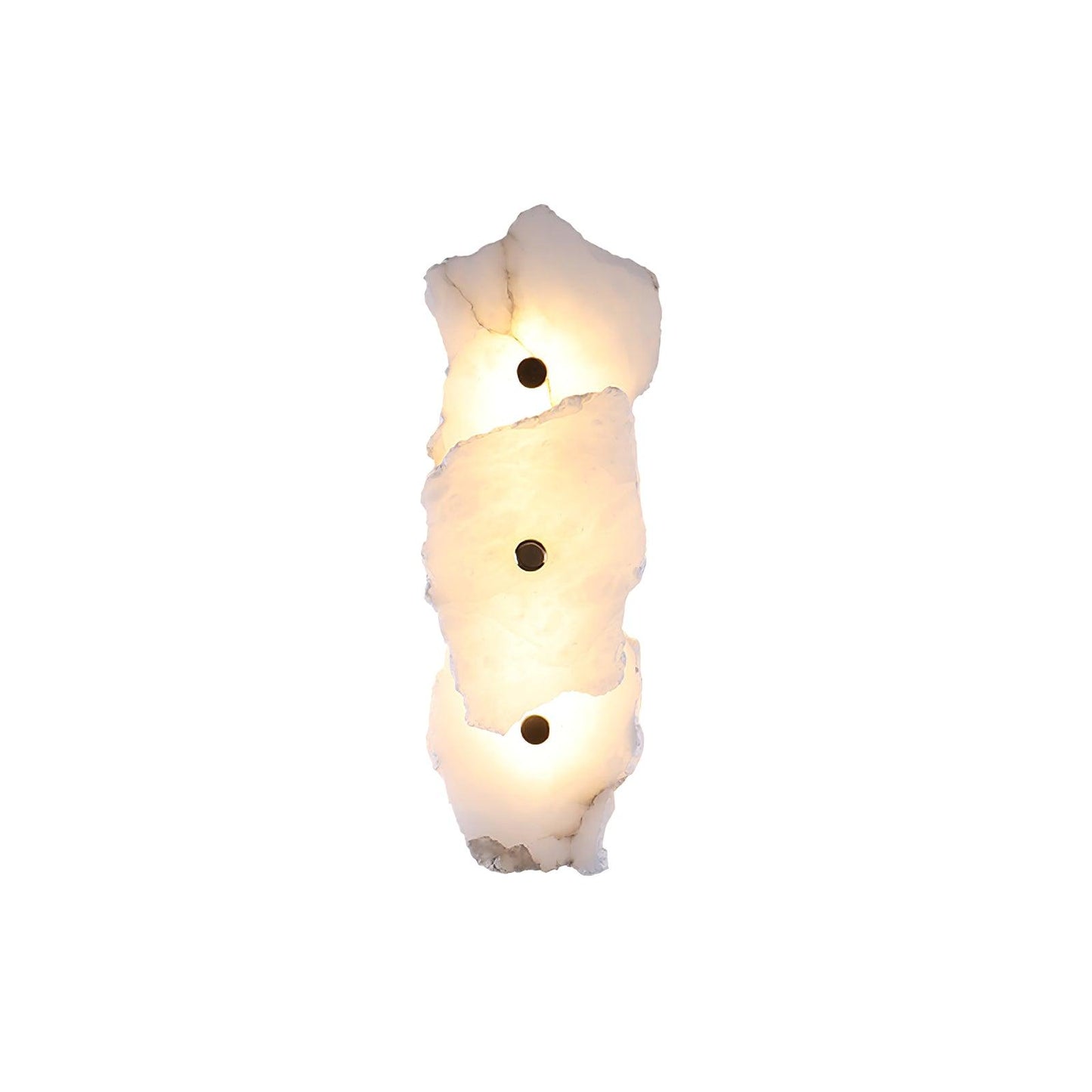 Cevra Alabaster Floral Wall Sconce