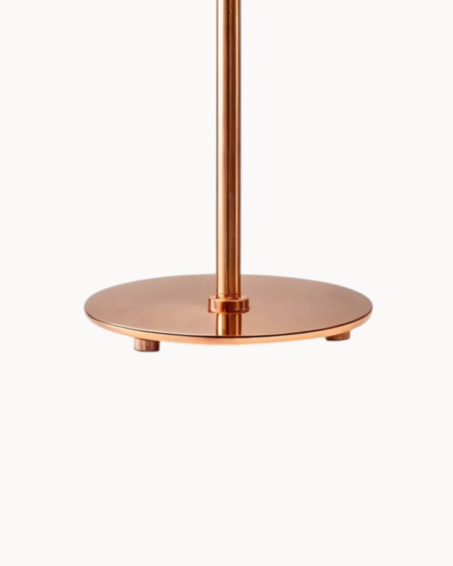 Amethyst Crystal Tiffany Table Lamp – Rose Gold Finish – Contemporary Decor