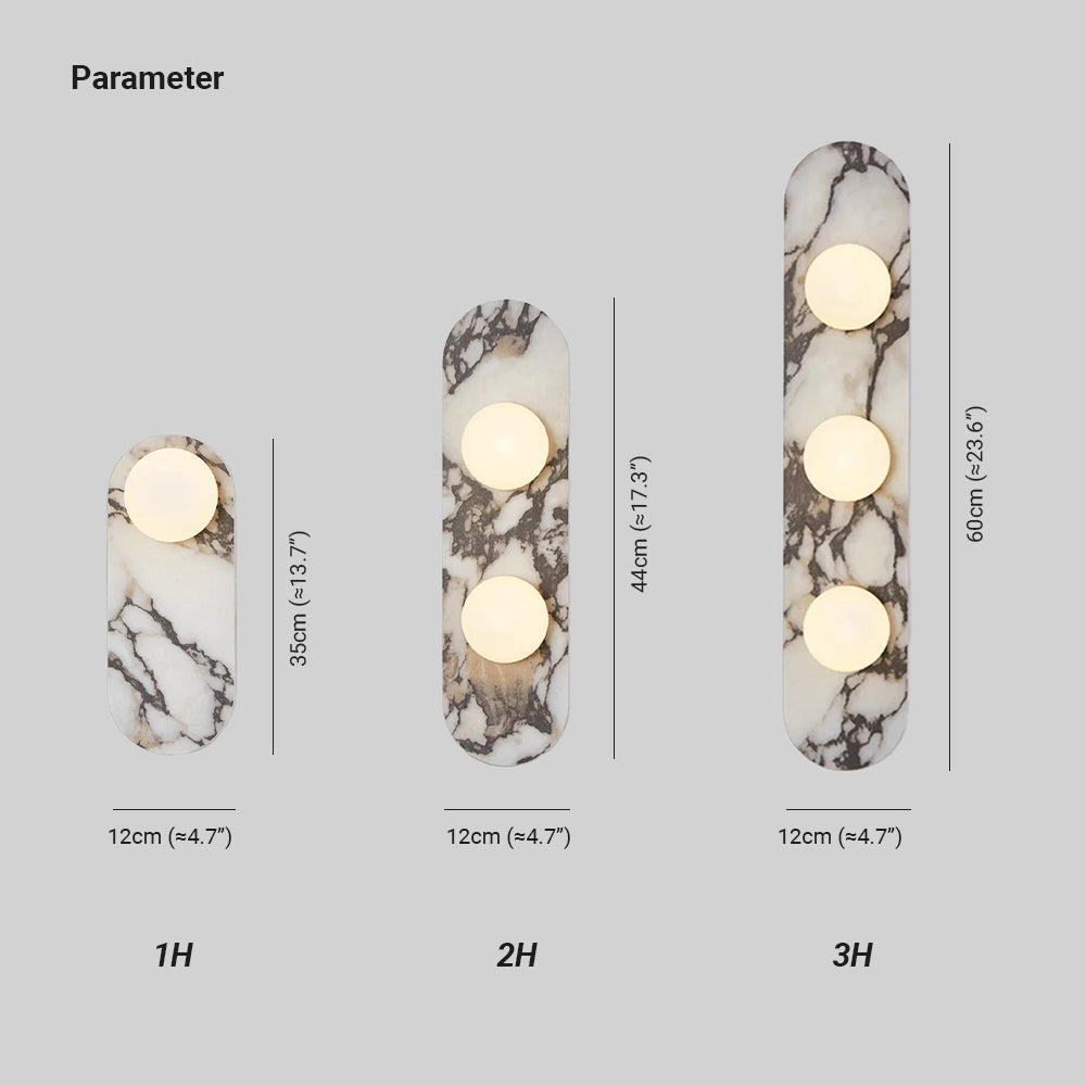 Marble Domil Wall Sconce