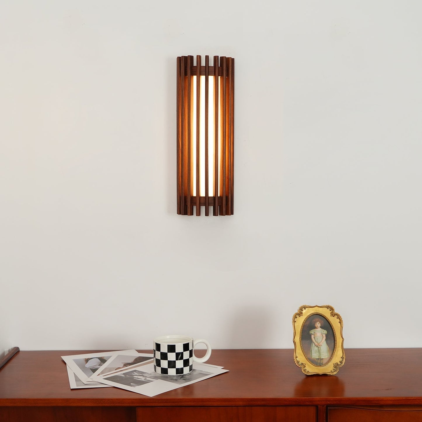 Walnut Indoor Neyra Wall Lamp