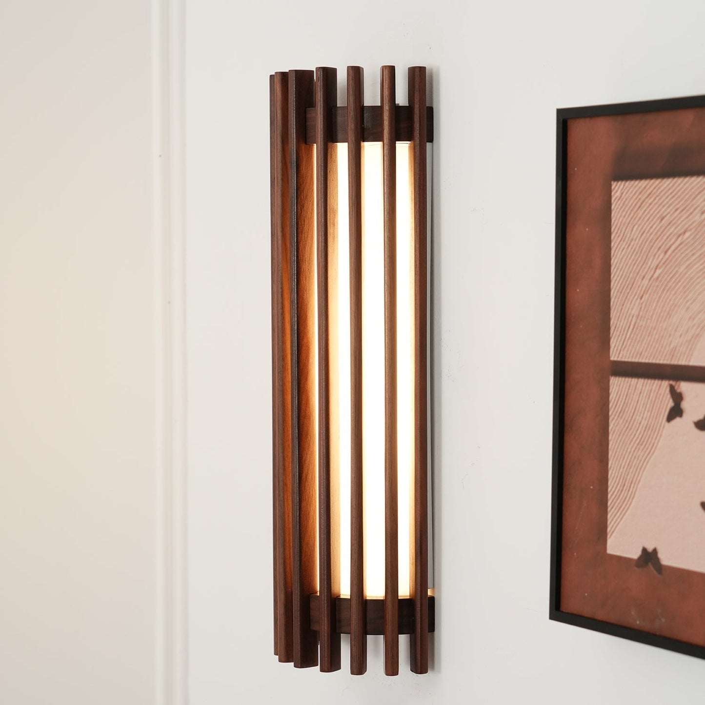 Walnut Indoor Neyra Wall Lamp
