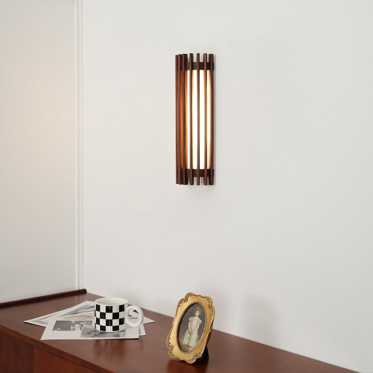 Walnut Indoor Neyra Wall Lamp