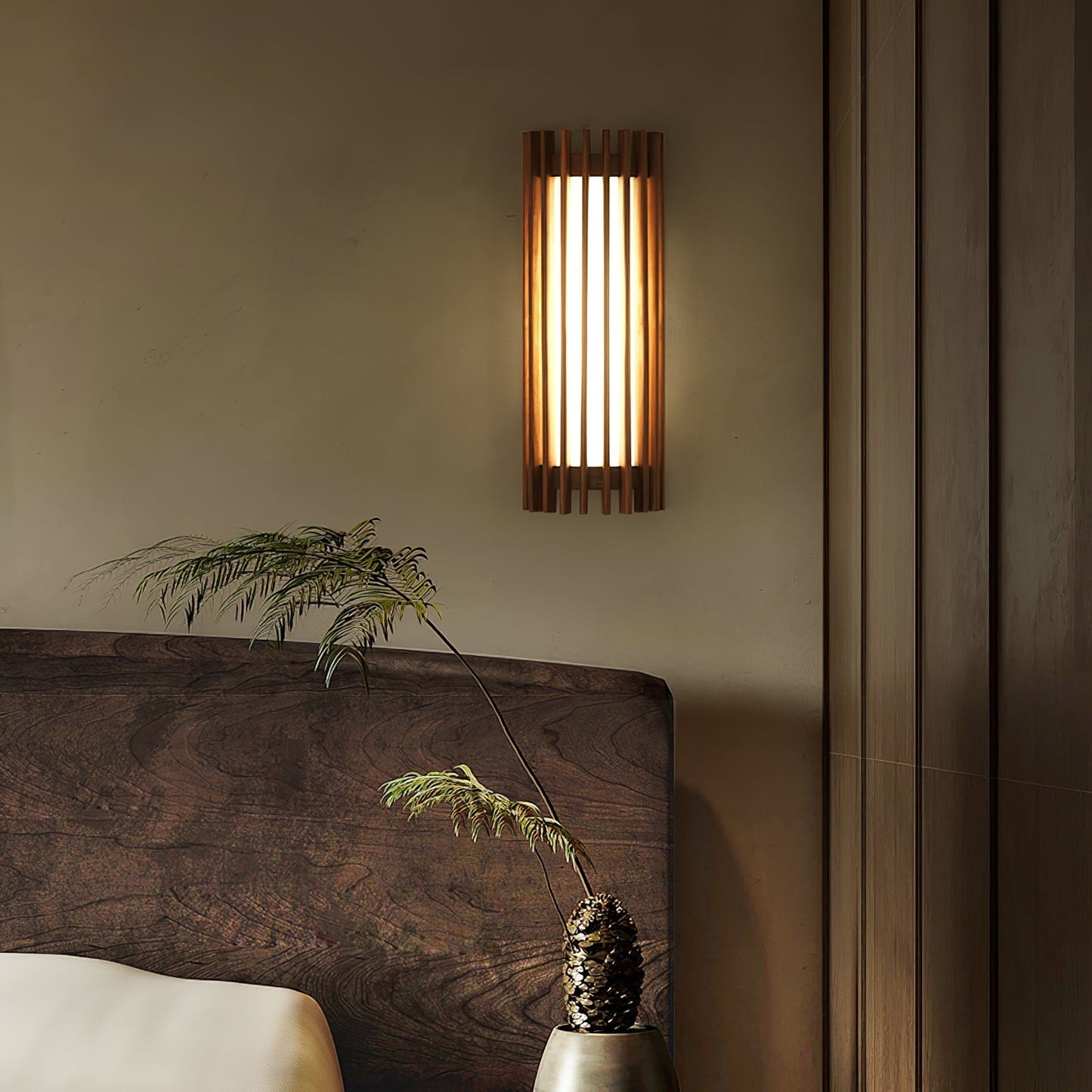 Walnut Indoor Neyra Wall Lamp
