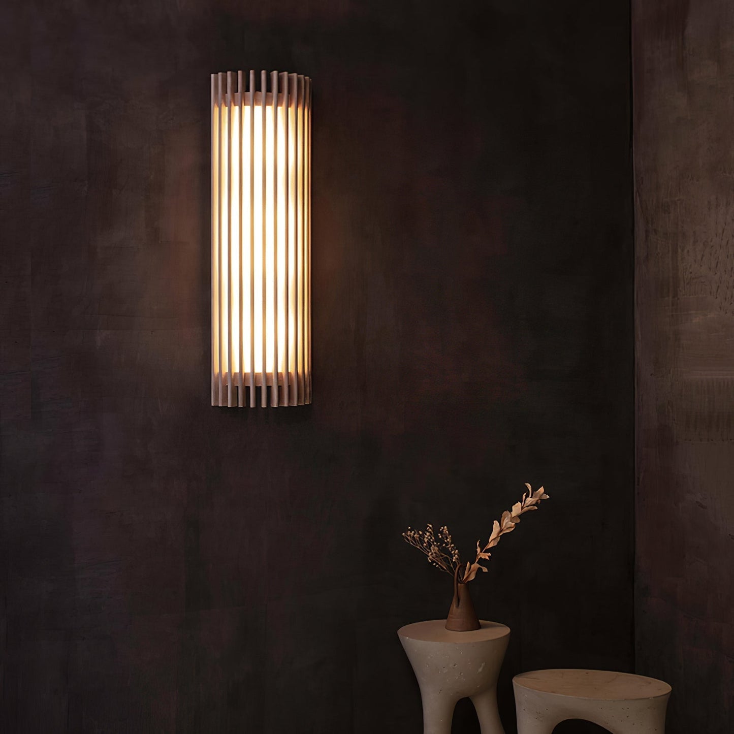 Walnut Indoor Neyra Wall Lamp
