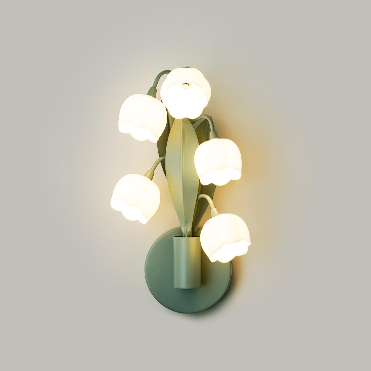 Aelis Indoor Natural Orchid Wall Lamp