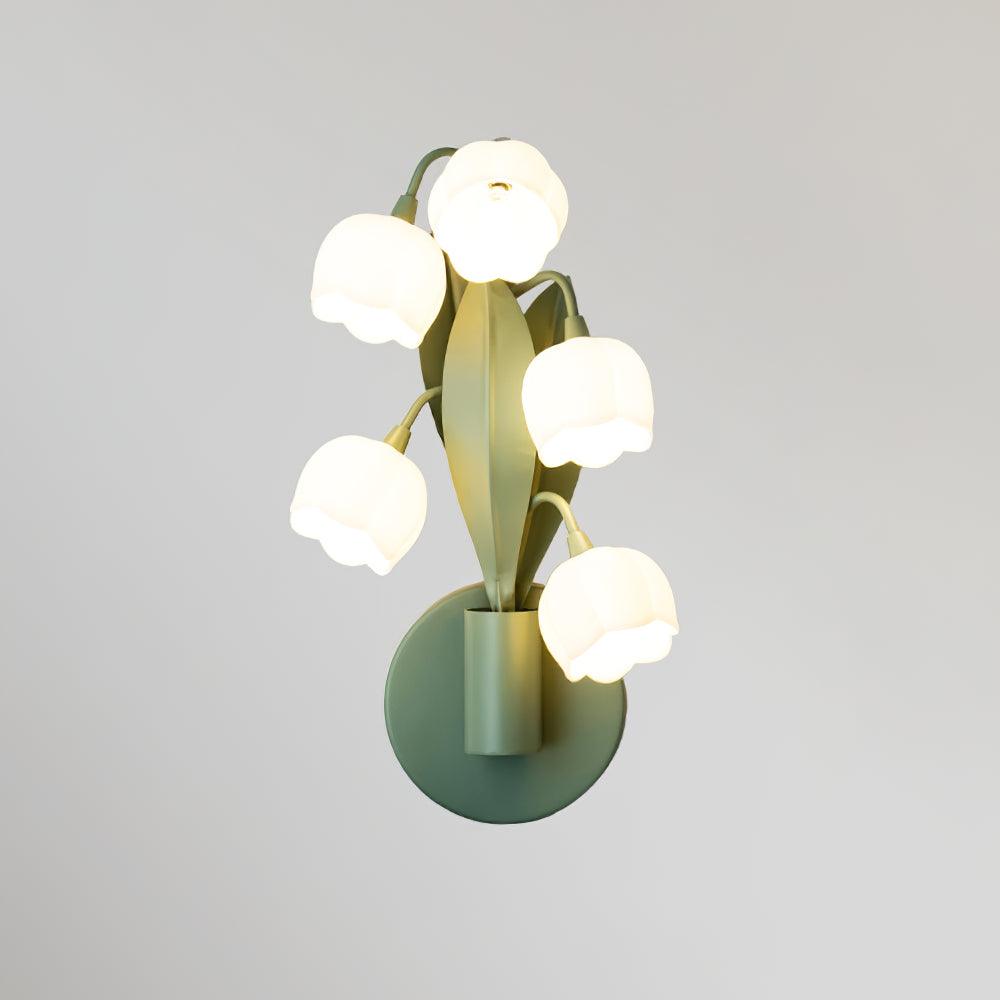 Aelis Indoor Natural Orchid Wall Lamp