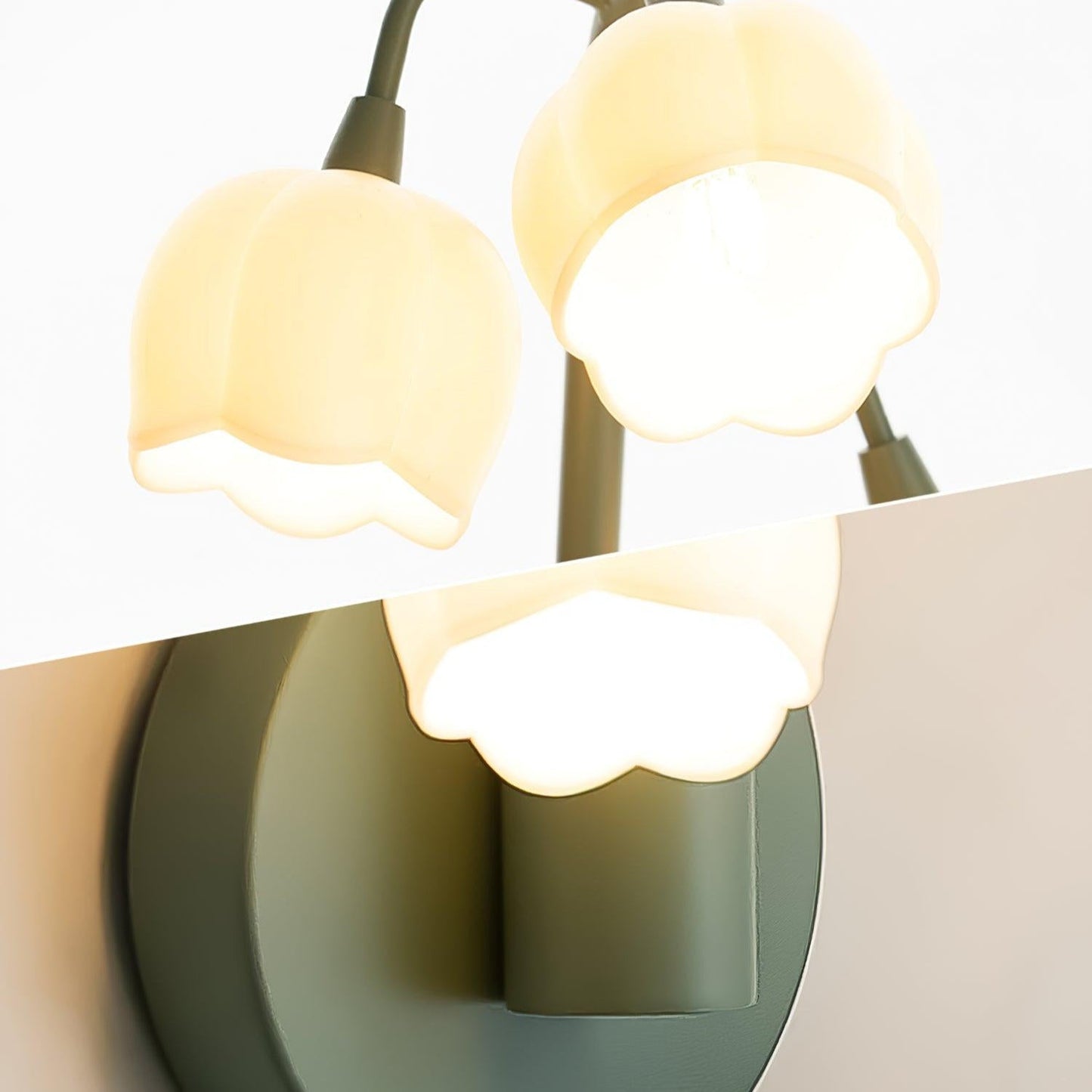 Aelis Indoor Natural Orchid Wall Lamp