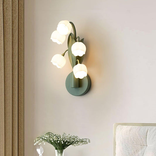 Aelis Indoor Natural Orchid Wall Lamp