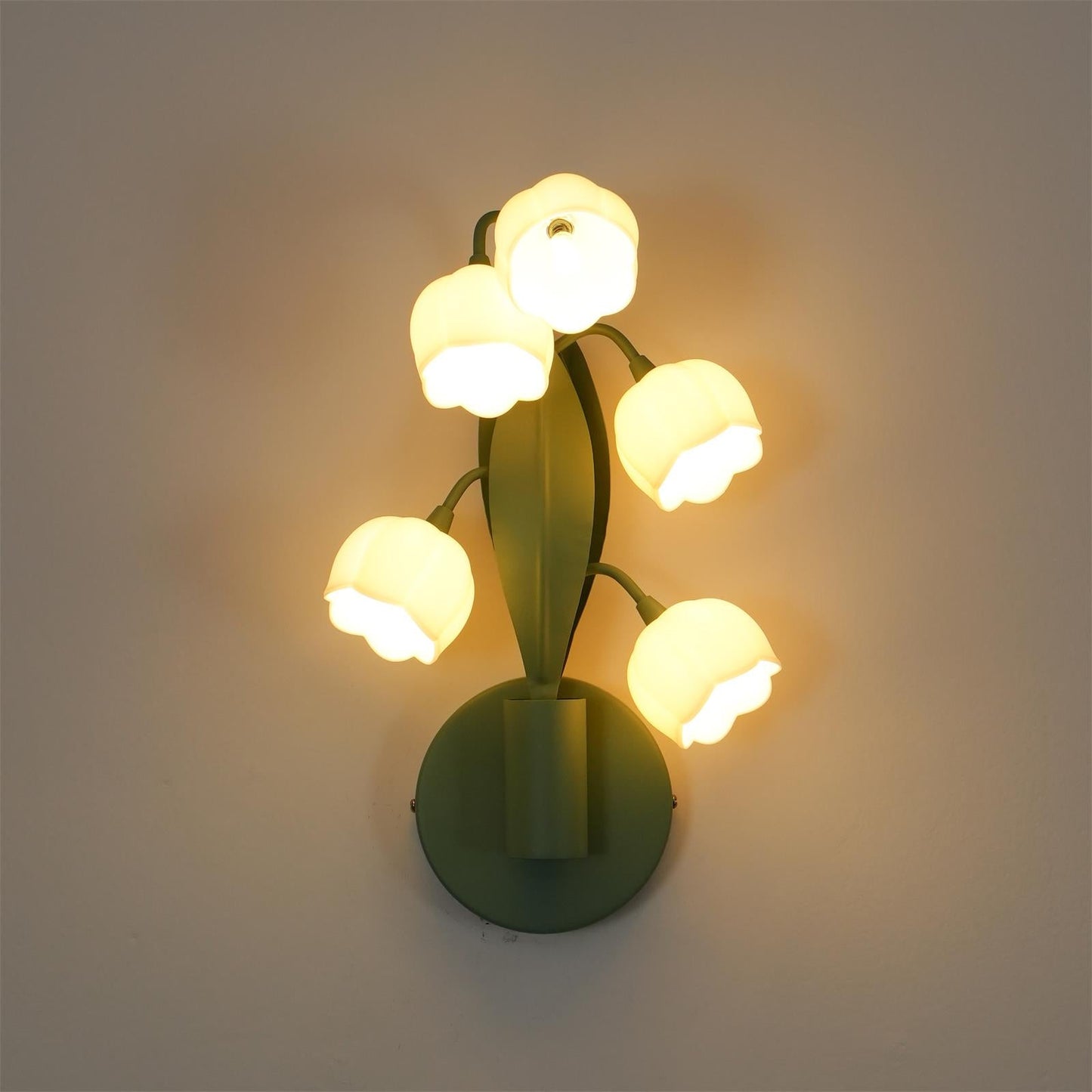 Aelis Indoor Natural Orchid Wall Lamp