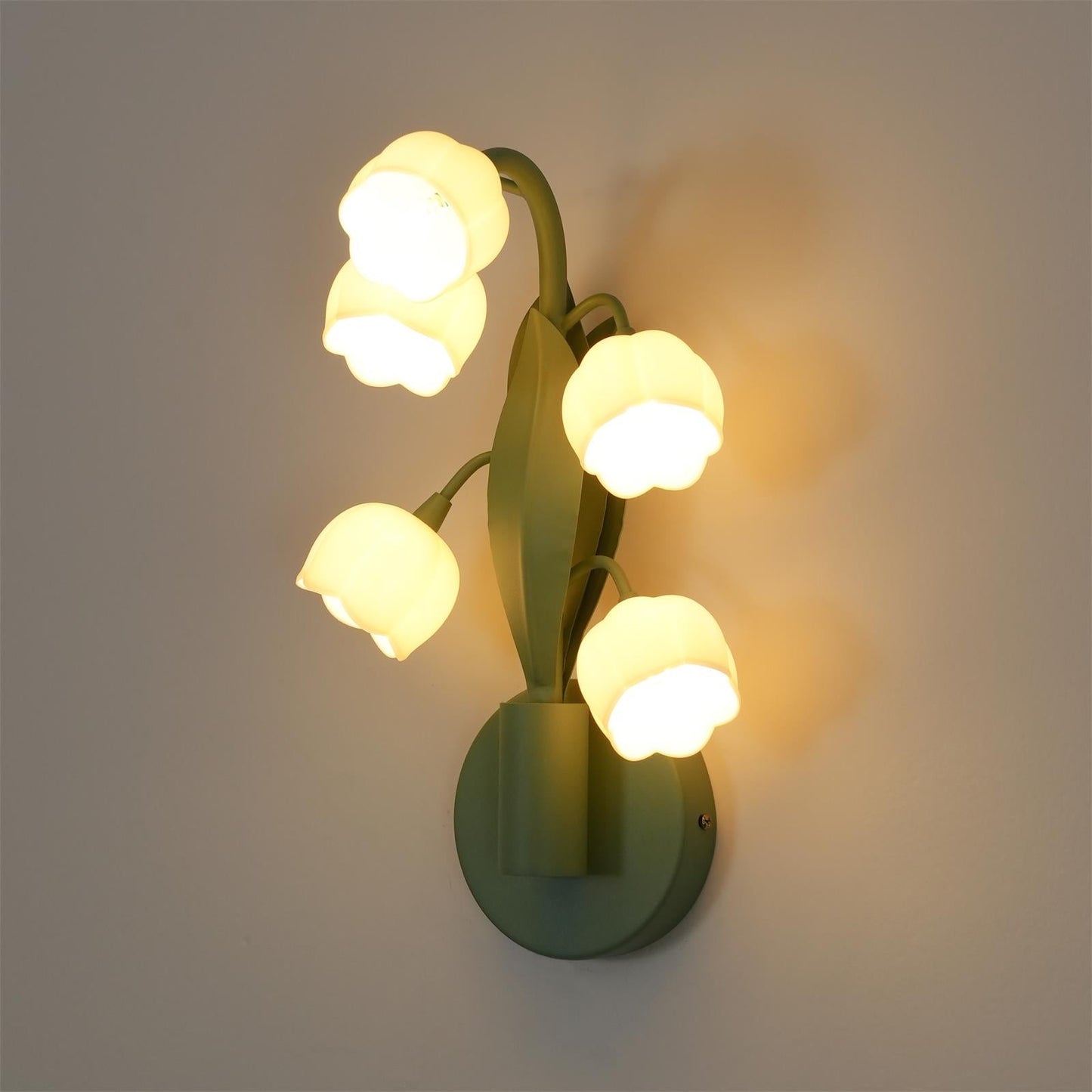 Aelis Indoor Natural Orchid Wall Lamp