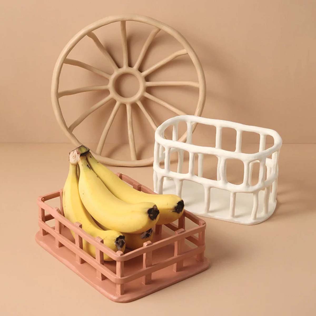 Molded Resin Fruit Bowl