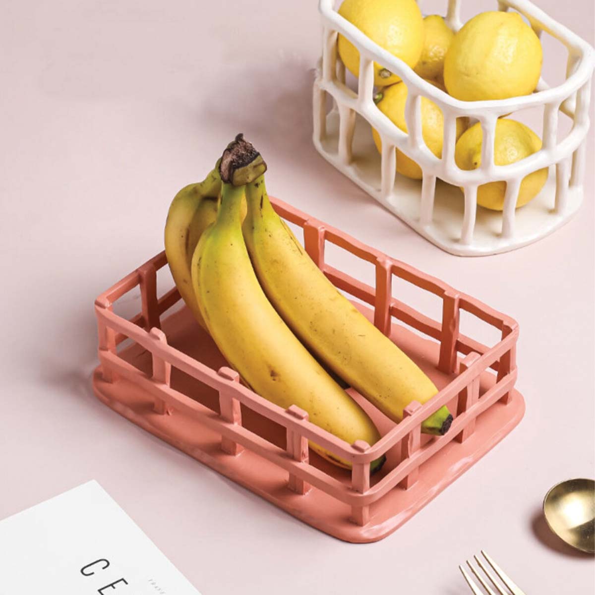 Molded Resin Fruit Bowl