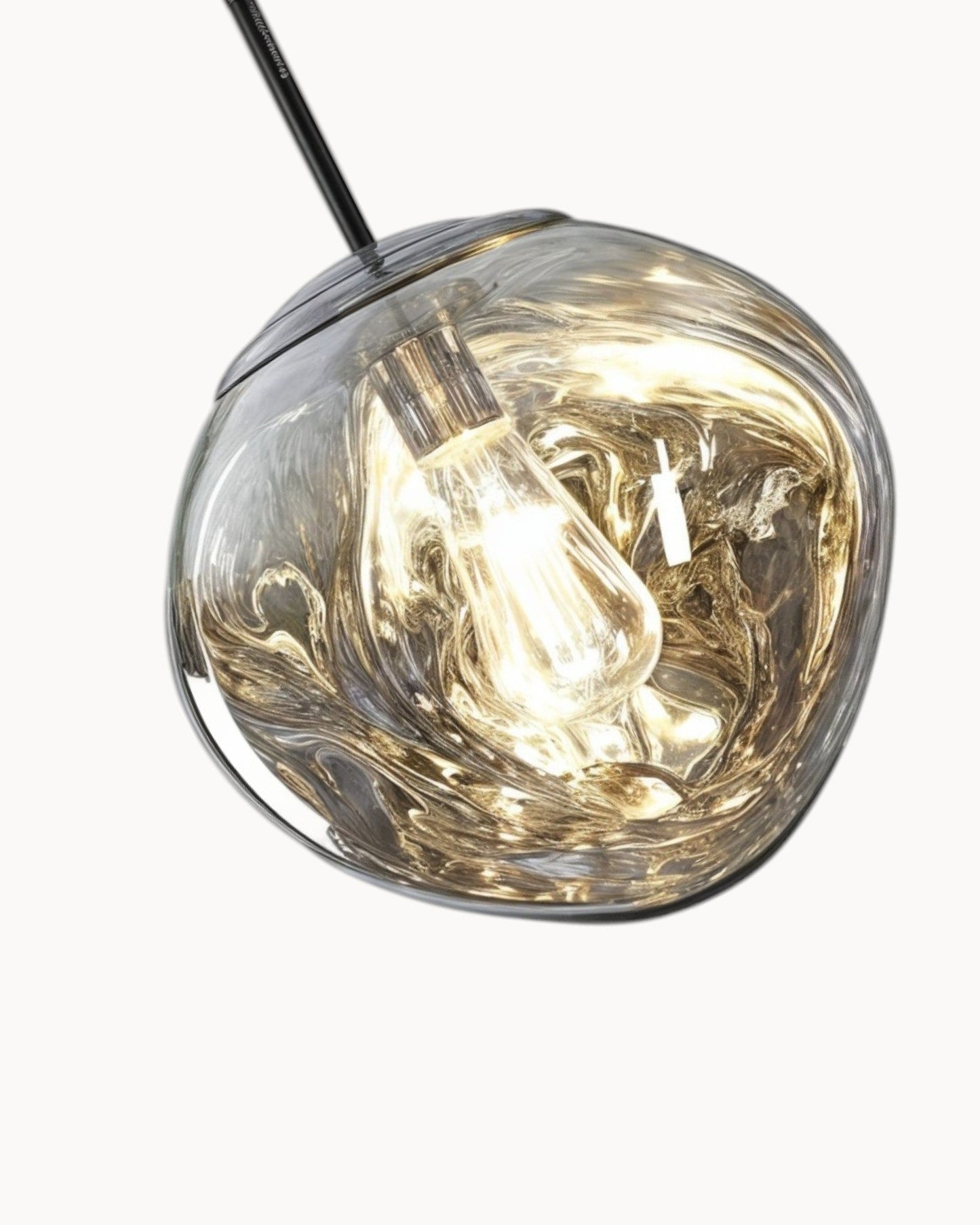 Amber & Gold Glow Pendant Light – Contemporary Acrylic Design