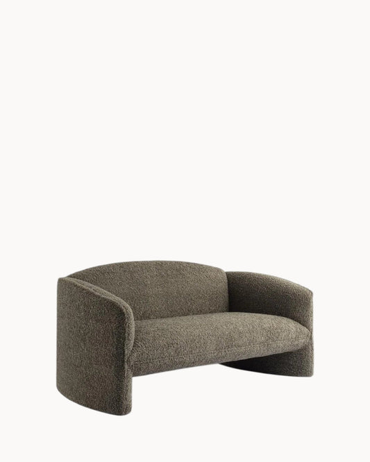Jesper Home Nachii 2-Seater Sofa – Luxurious Bouclé Fabric – Available in 3 Elegant Colors