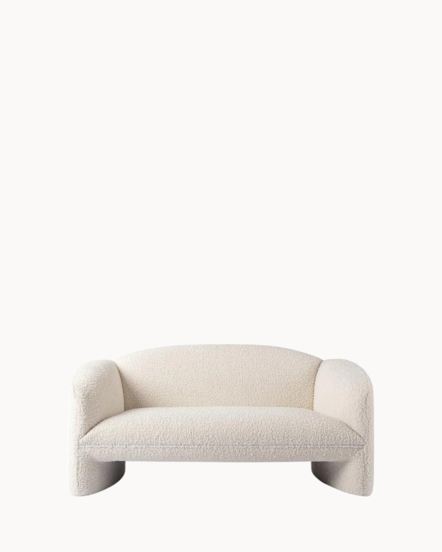 Jesper Home Nachii 2-Seater Sofa – Luxurious Bouclé Fabric – Available in 3 Elegant Colors