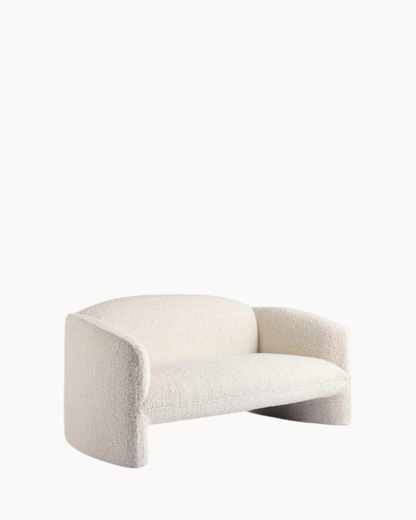 Jesper Home Nachii 2-Seater Sofa – Luxurious Bouclé Fabric – Available in 3 Elegant Colors