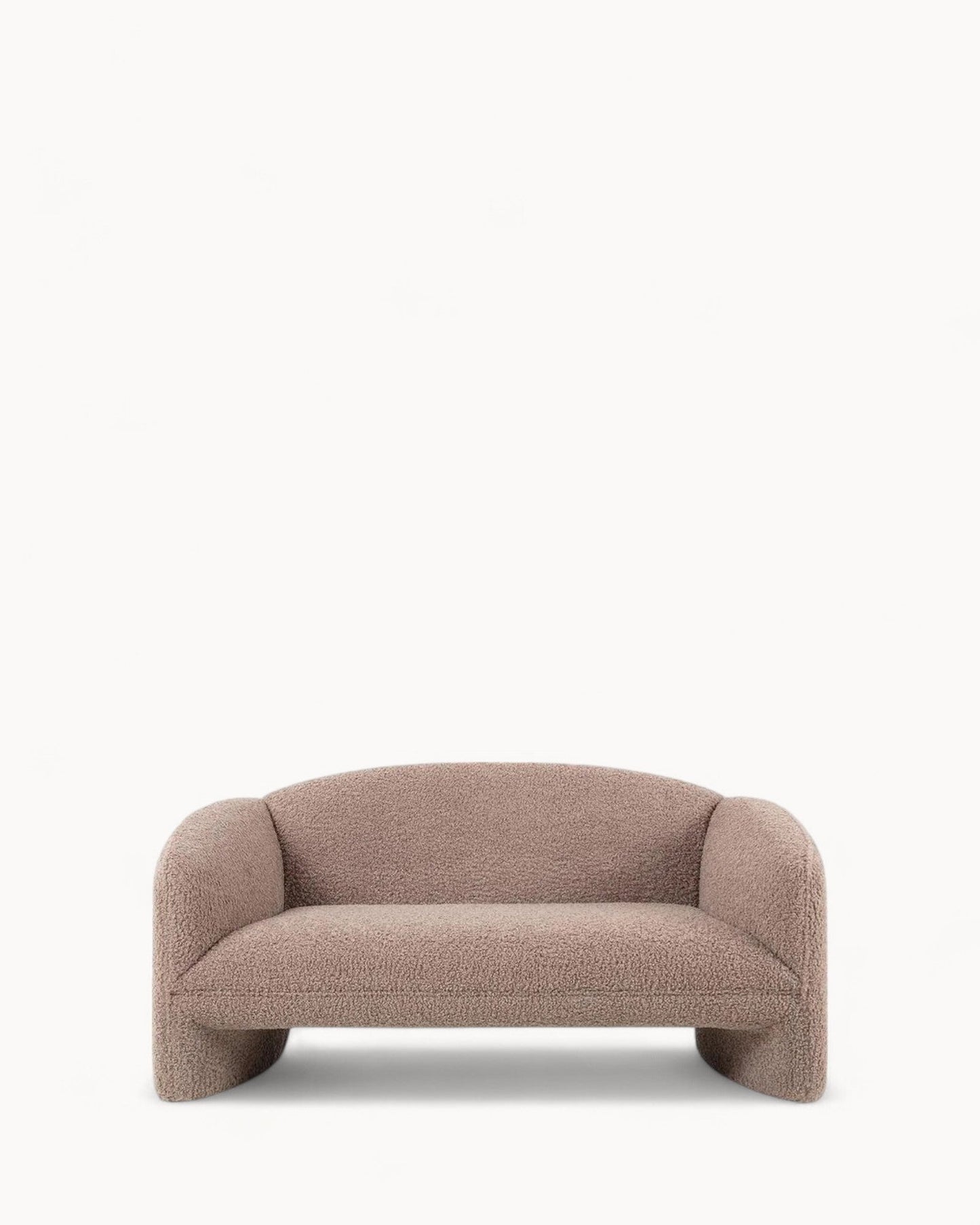 Jesper Home Nachii 2-Seater Sofa – Luxurious Bouclé Fabric – Available in 3 Elegant Colors